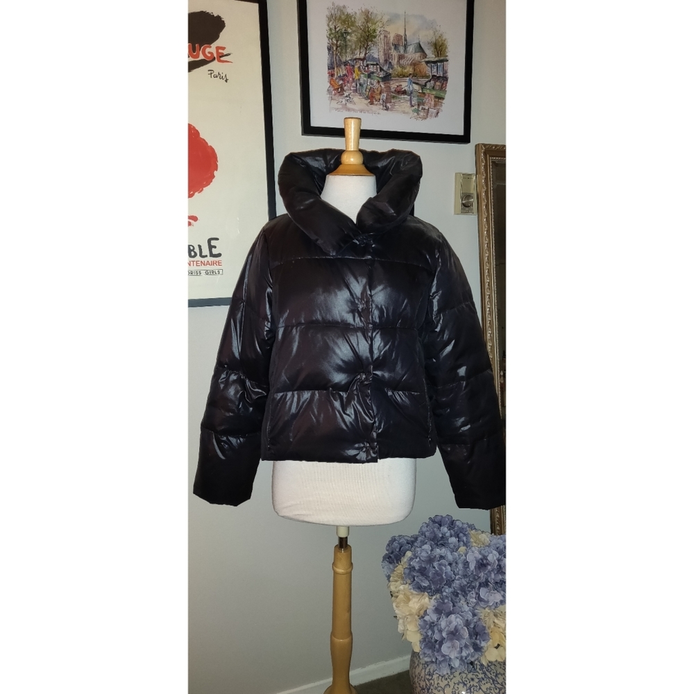 Down and Feathers Puffer Coat